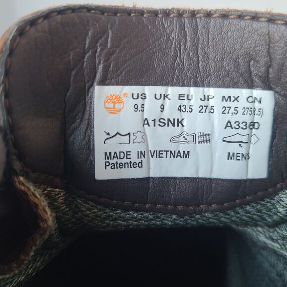 Timberland A1SNK Oxford Shoes Mens 9.5 Brown Leather Gore-Tex Waterproof Aerocor main image 9